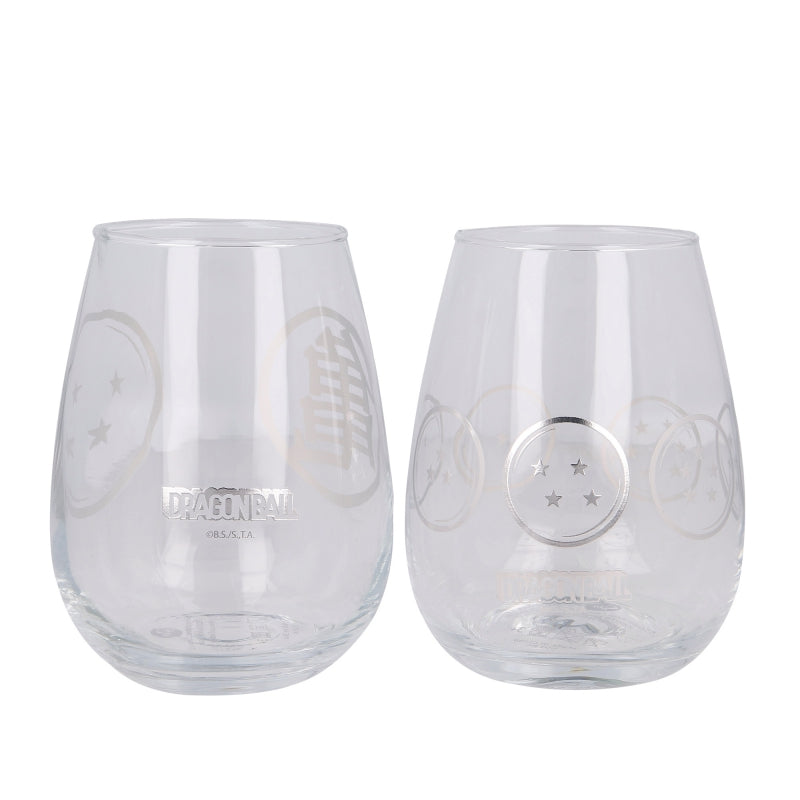 Official Anime Dragonball 2Pcs Crystal Glass Set (510 ml)