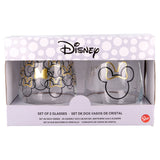 Official Disney Minnie Mouse 2Pcs Crystal Glass Set (510 ml)