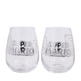Official Super Mario 2Pcs Crystal Glass Set (510 ml)