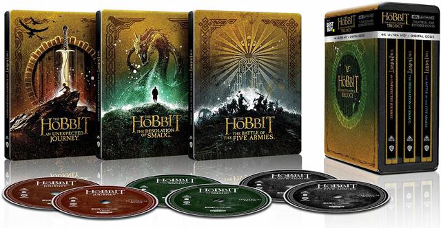 The Hobbit Trilogy Exclusive Edition Steelbook [4K Ultra HD]