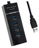 DOBE 4 Ports Hub USB 3.0 Super Speed High Speed For PS4(S)/PS4 Pro/Xbox One(S)/ Xbox 360/PC-Black