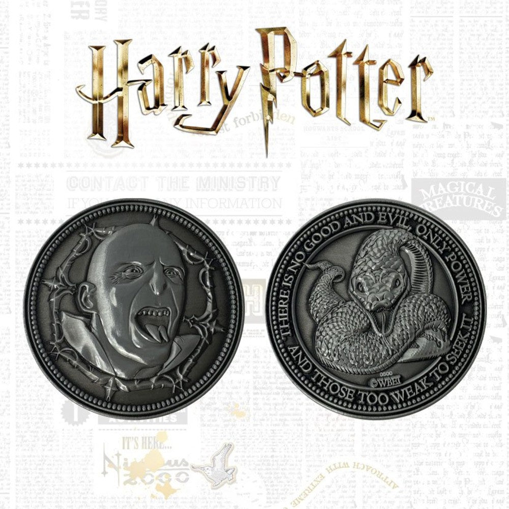 Harry Potter Limited Edition Coin (Lord Voldemort) (5cm)