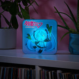 Official Anime Hatsune Miku 3D Desk Lamp / Wall Light