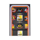 PAC-MAN 40th Anniversary Pin Badge Set (9 Pieces)