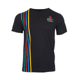 Striped T-Shirt inspired by PlayStation Original Logo