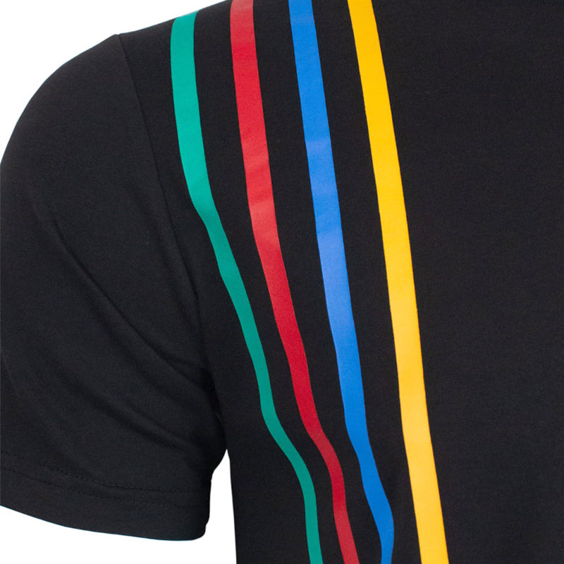 Striped T-Shirt inspired by PlayStation Original Logo