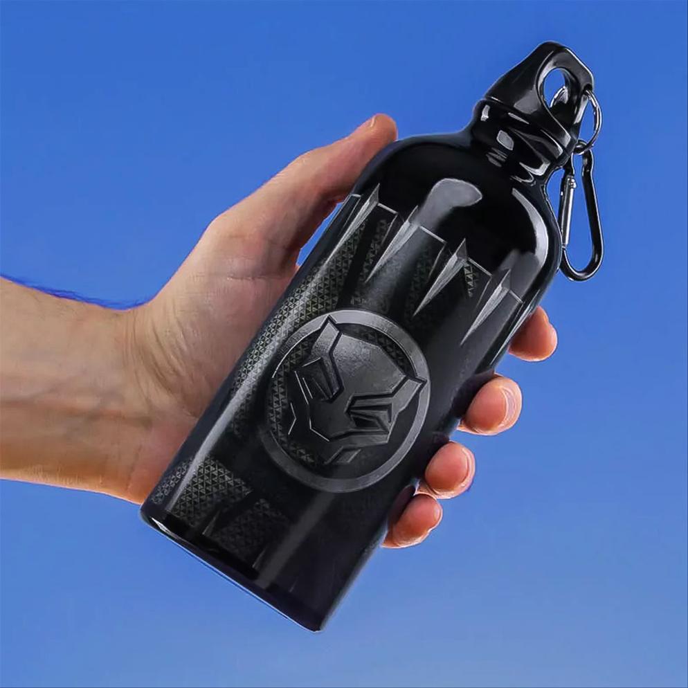 Official Marvel Black Panther Water Bottle (600ml)