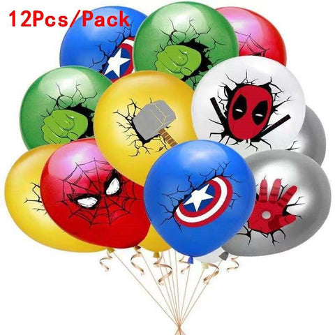 Marvel 12 Pieces Balloons