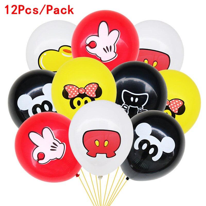 Disney Mickey Mouse 12 Pieces Balloons