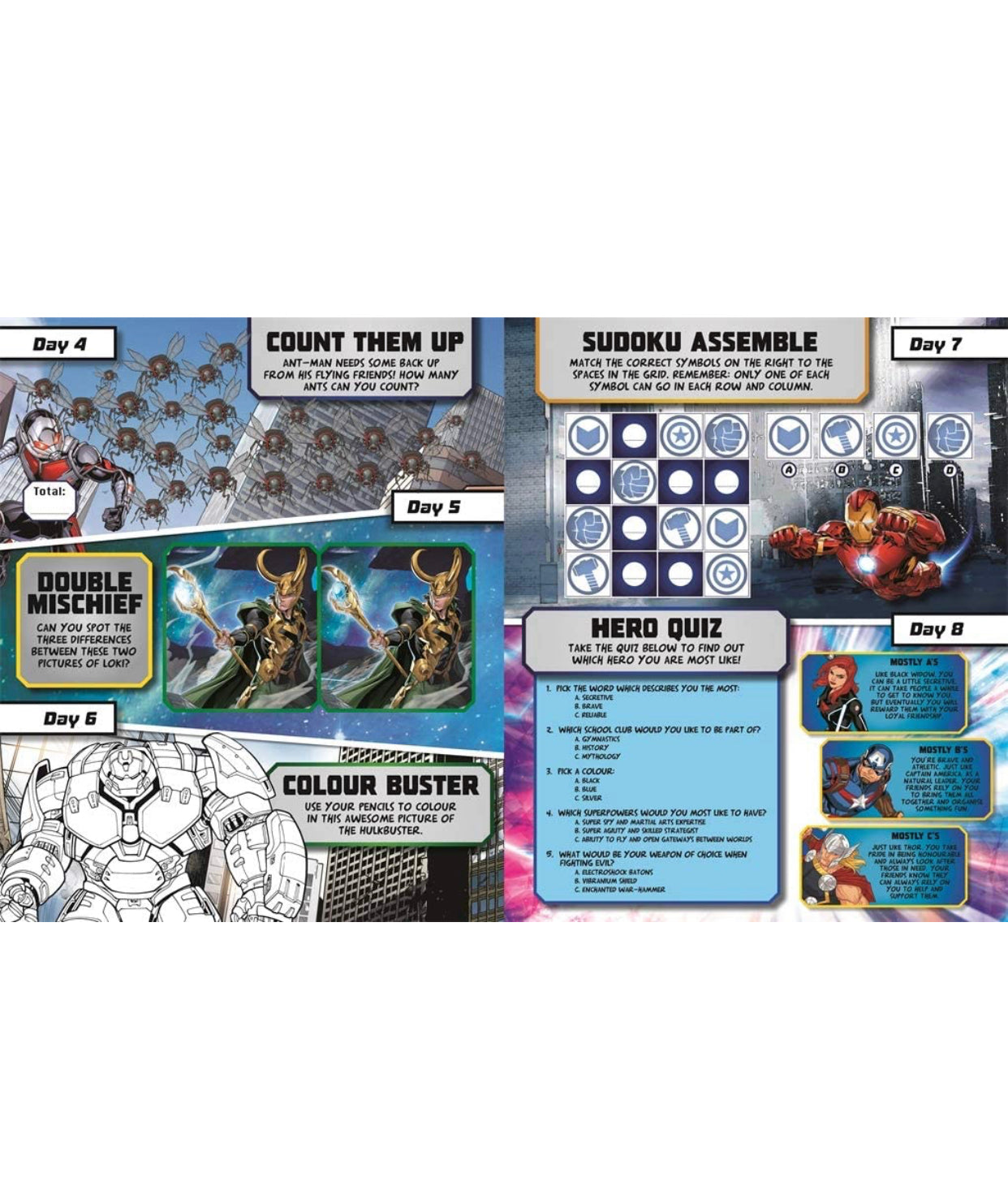 Marvel Avengers 365 Days of Activities