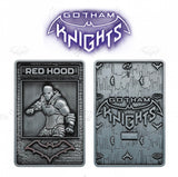 DC Comics Gotham Knights Red Hood Limited Edition Metal Card  (10cm)
