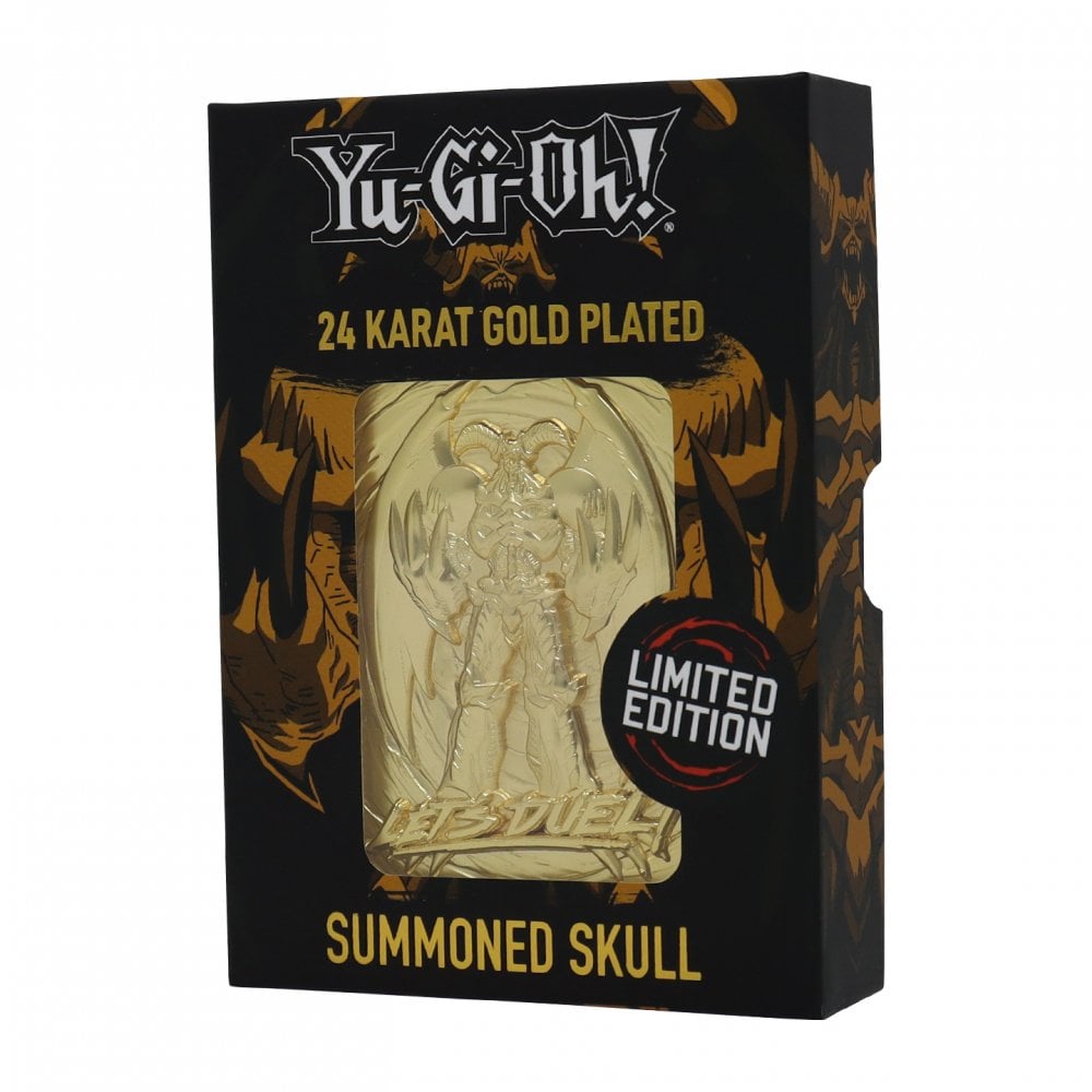 Anime Yu Gi Oh! Limited Edition Card Summoned Skull (24 Karat Gold Plated)