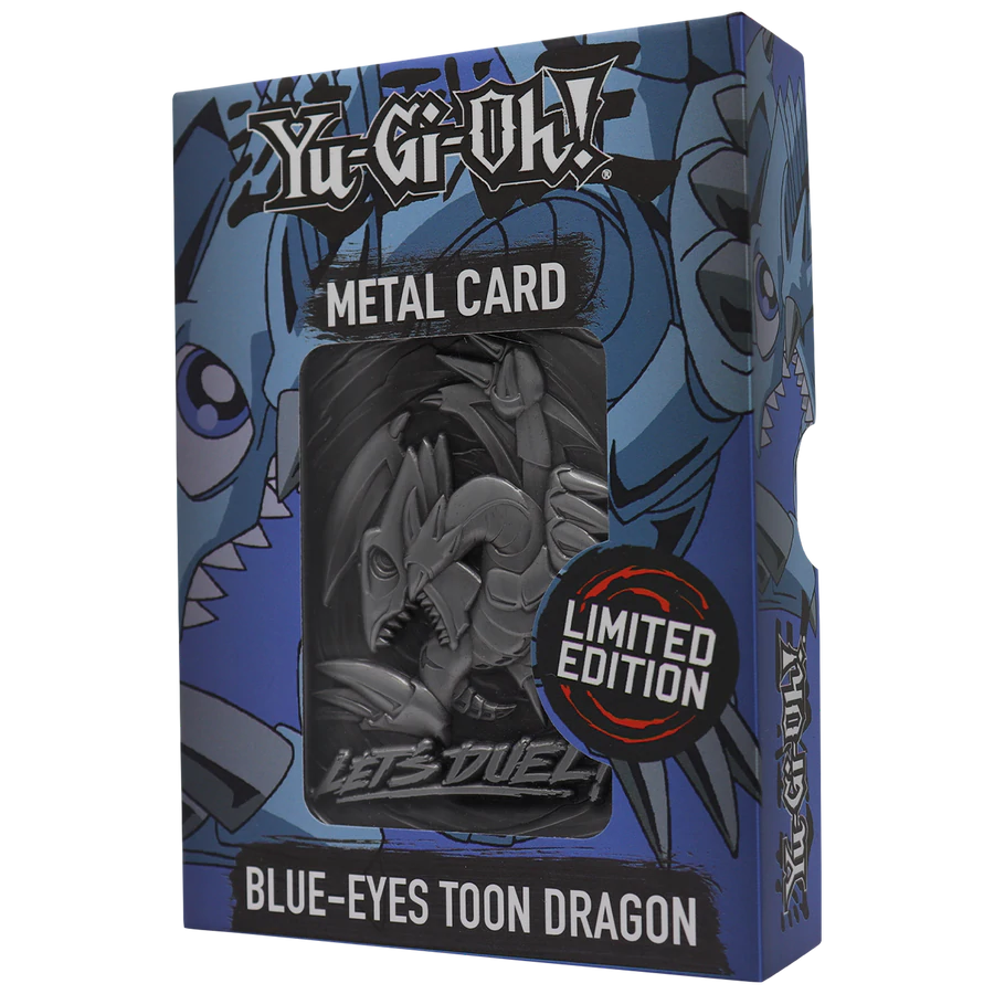 Anime Yu Gi Oh! Limited Edition Metal Card Blue Eyes Toon Dragon