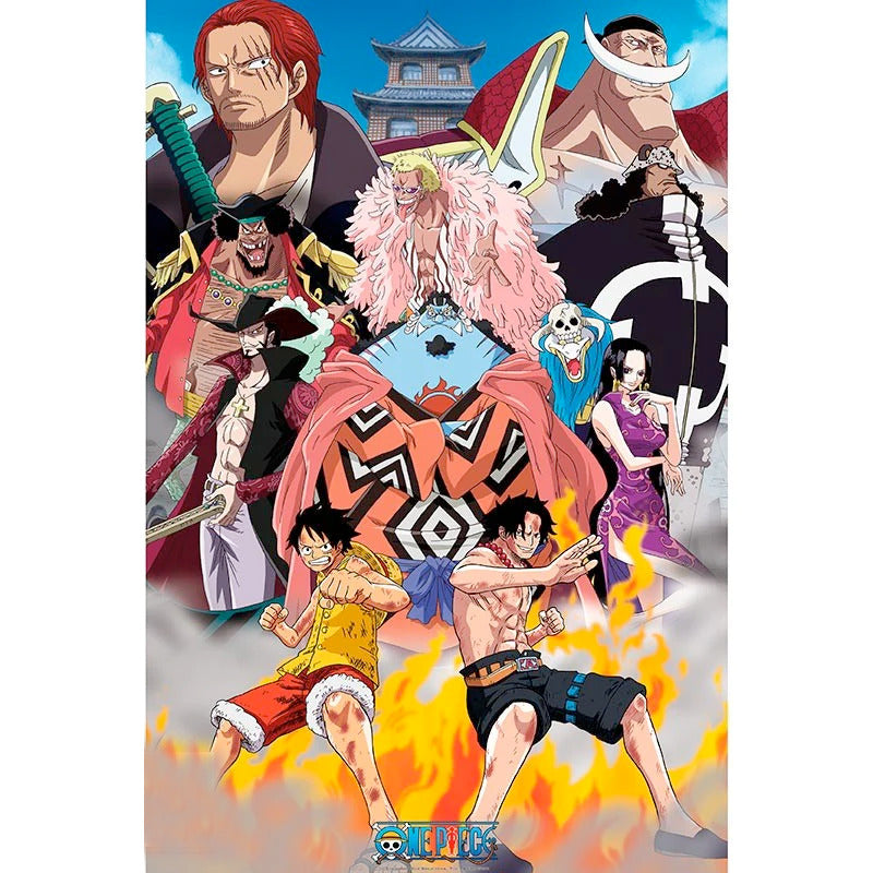 Official Anime One Piece Marine Ford Poster (91.5x61cm)