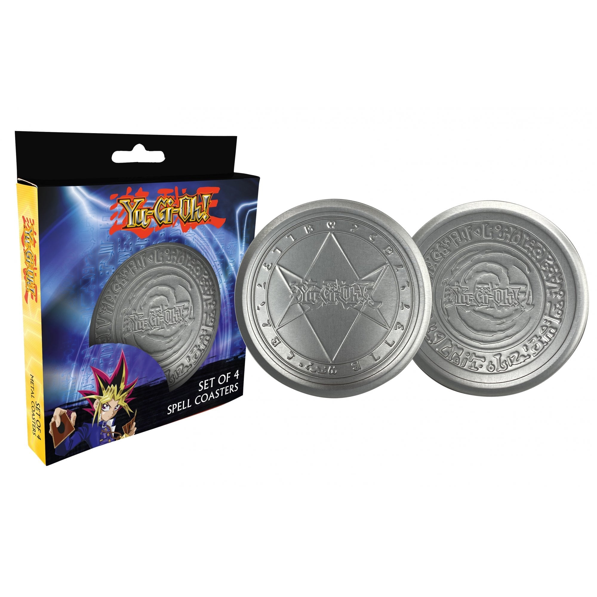 Anime Yu Gi Oh Set Of 4 Spell Coasters