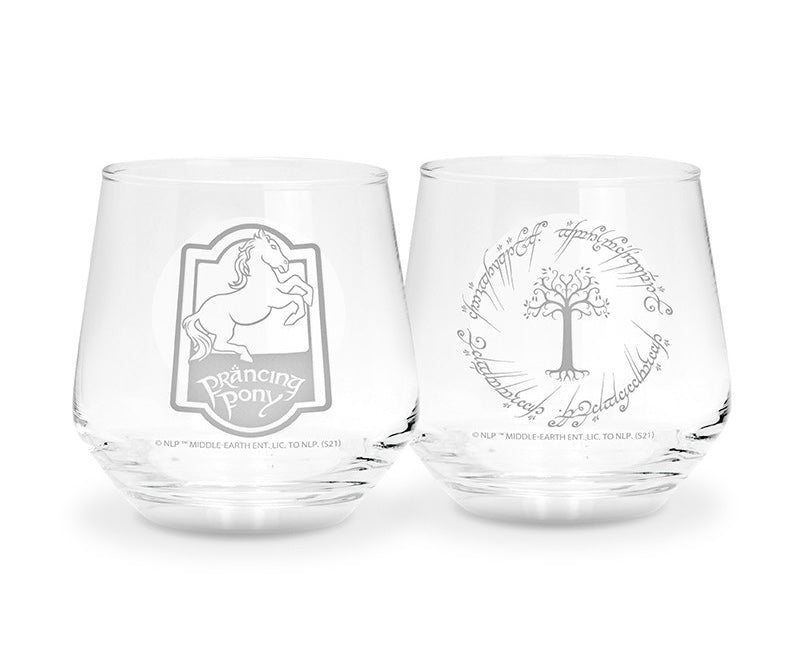 Official Lord Of The Rings 2pcs Glass Set (300ml)