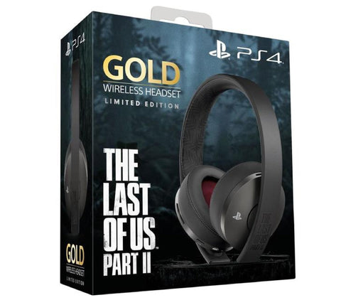 PS4 Gold Wireless Headset The Last Of Us Part II