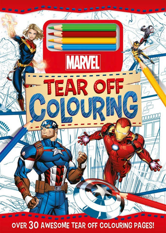Marvel: Tear Off Colouring (30pages)
