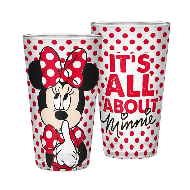 Official Disney Minnie Mouse Large Glass (500ml)