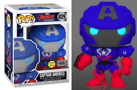Funko Pop Marvel Avengers Captain America (Special Edition) (Glows In The Dark)