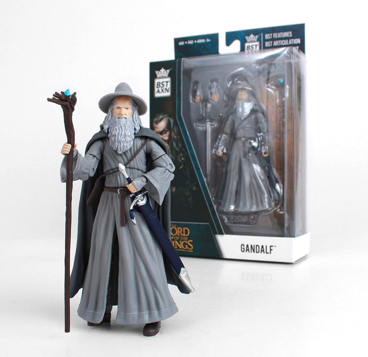 The Lord of The Rings Gandalf BST AXN 5" Action Figure with Accessories (12cm)