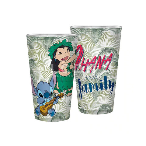 Official Disney Lilo & Stitch Large Glass (400ml)