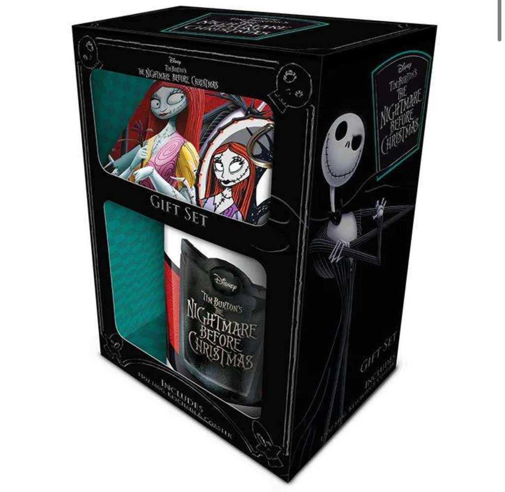 [Horror] Disney Nightmare Before Christmas Gift Set (Mug 284ml + Coaster + Keychain)