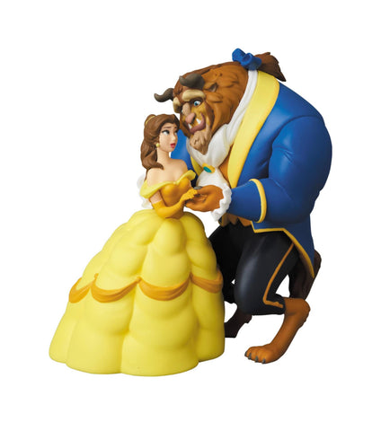 Disney's Beauty & The Beast: Belle & The Beast Ultra Detail Figure (10cm)