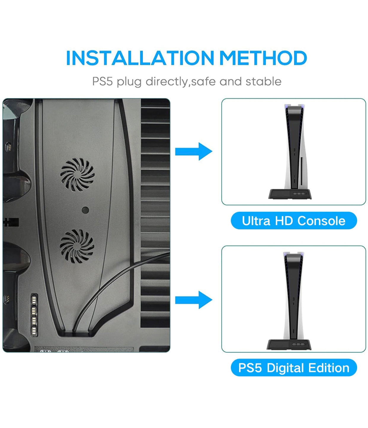 iPlay Multifunctional Cooling Stand For PS5