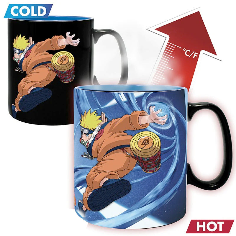 Official Anime Naruto Shippuden Naruto and Sasuke Heat Magic Mug (460ml)