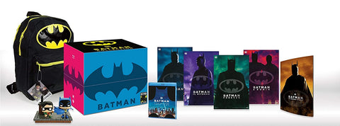DC Comics Batman Premium Collection - Limited Edition (4 Blu-Ray Disc + Bag + Funko Pop)