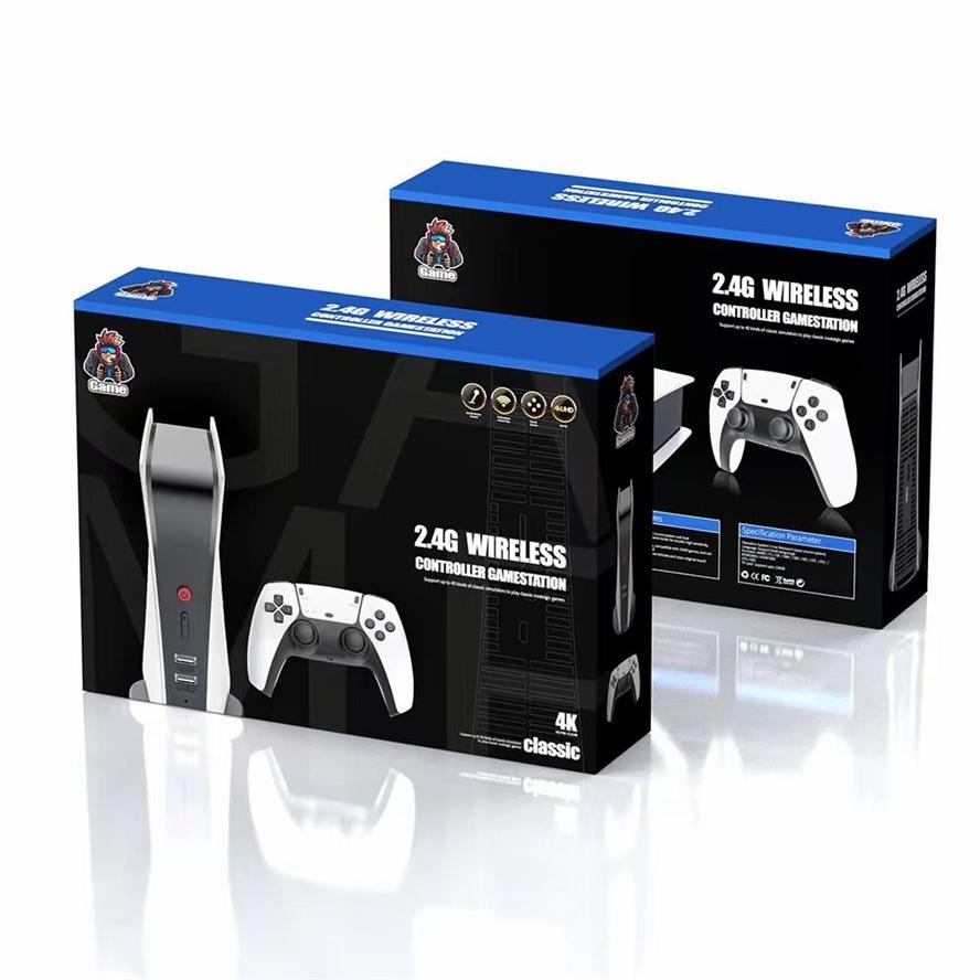UHD 4K TV 2.4G Wireless Controller Gamestation Video Game Console Built-In 64Gb Retro Classic Games