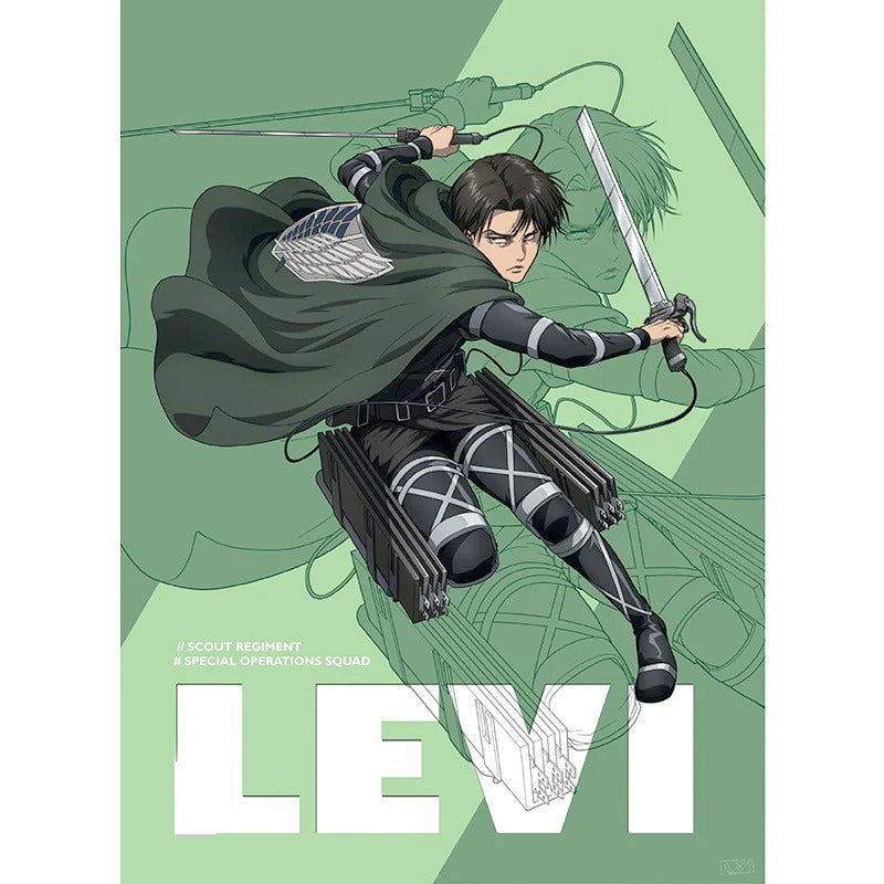 Official Anime Attack on Titan Levi Poster (52 x 38cm)