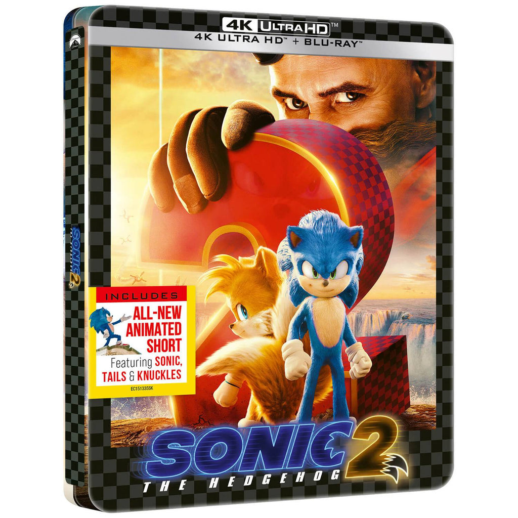 Sonic the Hedgehog 2 [Blu-ray 4K Ultra HD + Digital HD] (Steelbook)