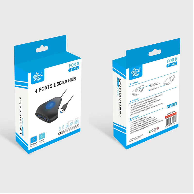 KJH - HUB USB 3.0 4 PORTS PS5, XBOX SERIES
