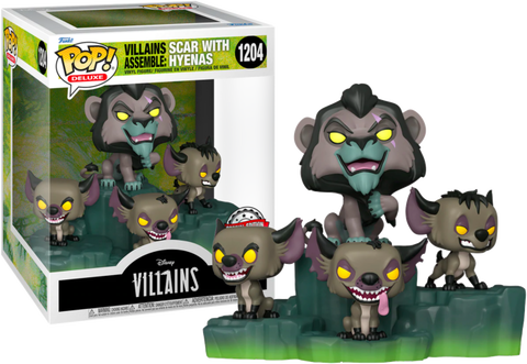 Funko Pop Disney Lion King Villains Scar With Hyenas (Special Edition)