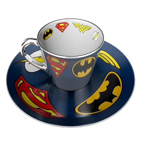 Official DC Comics Justice League Mirror Mug & Plate Set