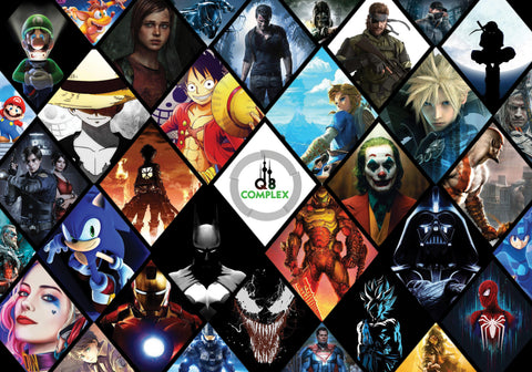 Video Games Characters Poster (99x69cm)