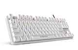 Gaming Mechanical Keyboard RGB (87 key) White