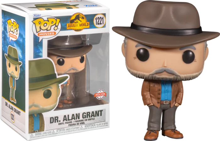 Funko Pop Jurassic World Dr. Alan Grant