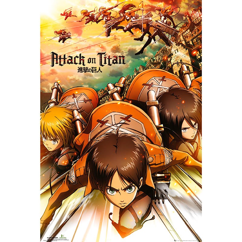 Official Anime Attack on Titan Poster (91.5x61cm) (Not Framed)