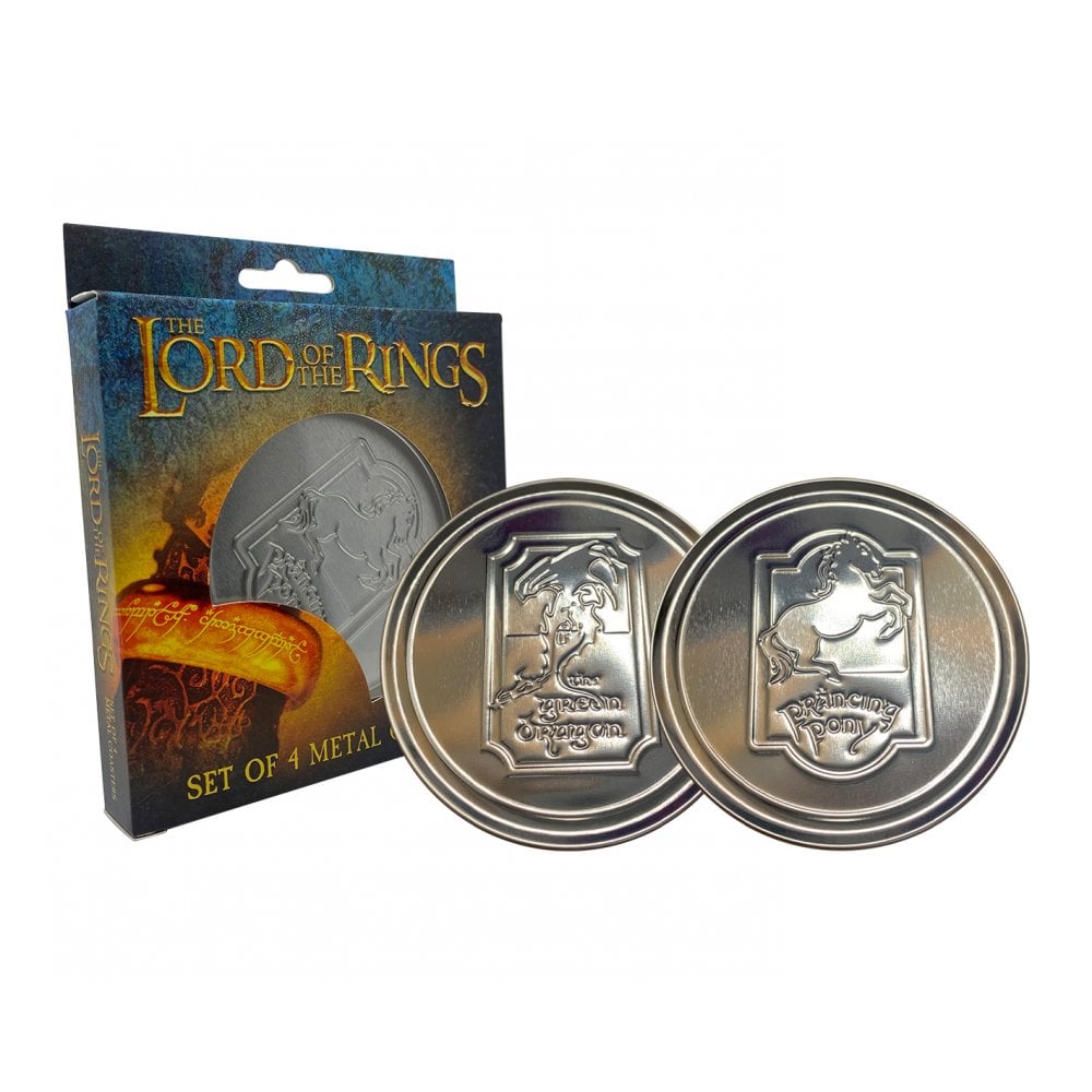 The Lord Of The Rings Set Of 4 Metal Coasters