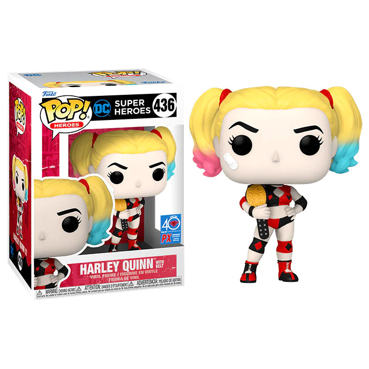 Funko Pop DC Comics Harley Quinn With Belt PX (Previews Exclusive)
