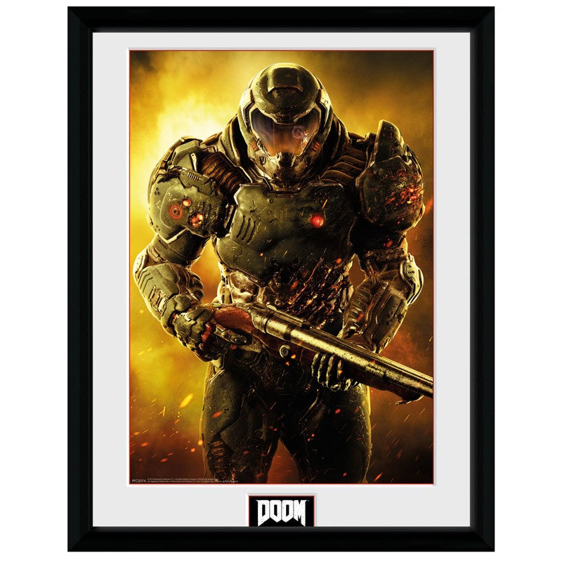 Doom Design Frame Official Doom Framed (30.5 x 40.6cm) – Q8complex