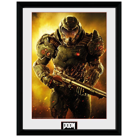 Official Doom Framed (30.5 x 40.6cm)