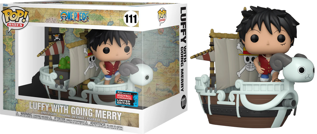 Funko Pop Anime One Piece Luffy With Going Merry (Limited Edition)