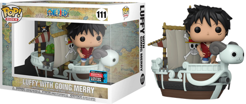 Funko Pop Anime One Piece Luffy With Going Merry (Limited Edition)