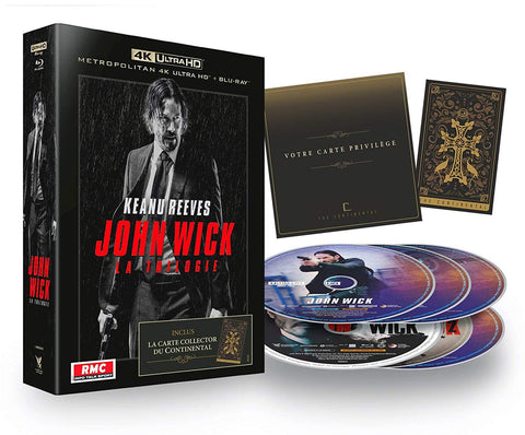 John Wick Collection Trilogy Blu-ray 4K Ultra HD