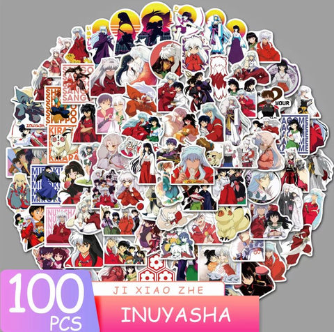 100 Pieces Anime Inuyasha Stickers