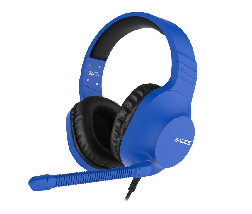 Sades Spirits Gaming Headset Blue